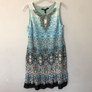 NWT - White House Black Market Sleeveless Dress Size Medium Petite